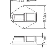 LED Combo Masthead & Deck Light – boats up to 12m