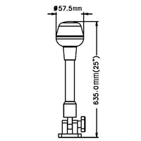 All Round LED Light with Adjustable Base. 635mm (L)