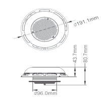Solar Powered Ventilator, White