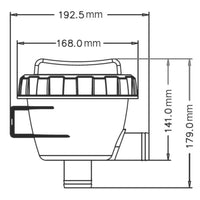 Cooling Water Strainer, 1.5L Capacity, Fits 25mm Hose