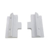 Solar Panel 2 side Brackets, White