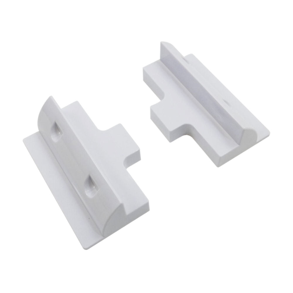Solar Panel 2 side Brackets, White