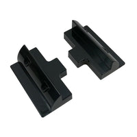 Solar Panel 2 side brackets, Black