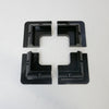 Solar Panel 4 Corner Brackets, Black