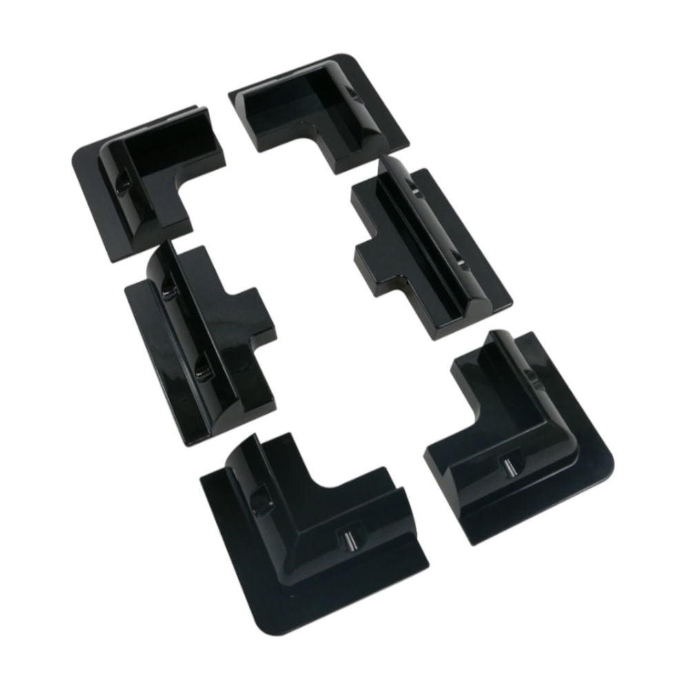 Solar Panel 6 Bracket Set, Black