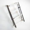 Folding Boarding Ladder, 316 Stainless Steel, 4 steps