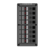 12V / 24V Aluminium Switch Panel 8 Gang, IP65 Rated – BlueFusion