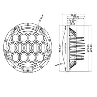 105W OSRAM LED Auxiliary Headlight