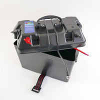 Trolling Motor Battery Power Box, 12V output, USB and Lighter socket