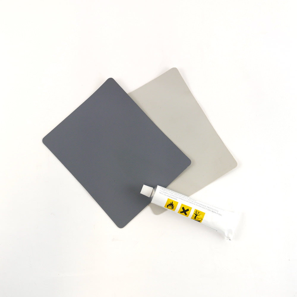 PVC Inflatable Repair Pads, White Grey with Glue