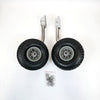 EasyFold Boat Launching Wheels – Stainless Steel, Grey