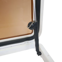 Bronze Tinted Glass Opening Deck Hatch 500 x 500mm
