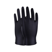 BLACK HEAVY DUTY GRIP NITRILE GLOVES SMALL Pack of 50