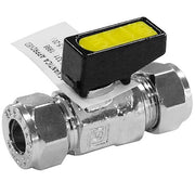 Mini Ball Valve 15mm Compression - W0171