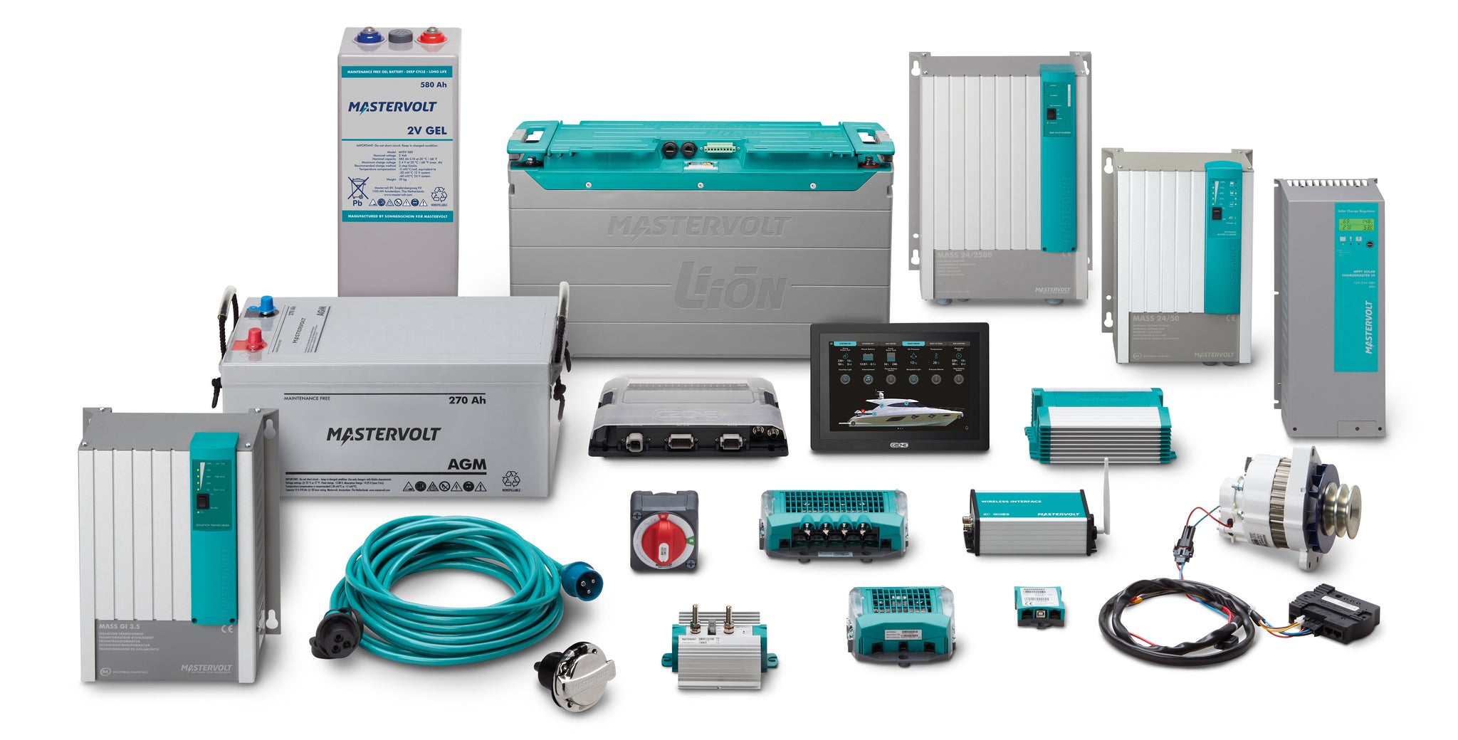 Mastervolt DNV Approved Mass Battery Charger with 230V Input (24V/25A) | ChasNewensMarine