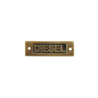 AG Diesel - Oblong Name Plate Brass - ChasNewensMarine