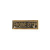 AG Engine Stop Name Plate Brass - ChasNewensMarine