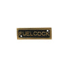 AG Fuel Cock Name Plate Brass - ChasNewensMarine