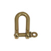AG D Shackle Brass Pin 6mm x 12mm ID