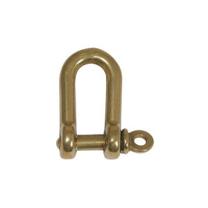 AG D Shackle Brass Pin 6mm x 12mm ID