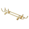 AG Plank & Pole Double Rack Brass (Pair) - ChasNewensMarine