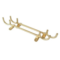 AG Plank & Pole Double Rack Brass (Pair) - ChasNewensMarine