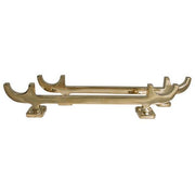 AG Heavy Brass Pole & Plank Holder (Pair) - ChasNewensMarine
