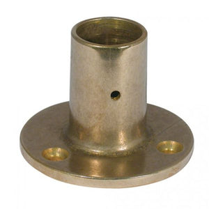 AG Flagpole Socket Brass 70 x 25mm ID Vertical