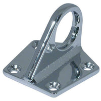 AG Fender Eye Plate Chrome (37 x 37 x 30mm)