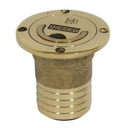 AG Deck Filler Brass Diesel 52mm (2") - ChasNewensMarine