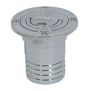AG Deck Filler Chrome Diesel 52mm (2") - ChasNewensMarine