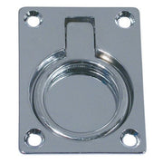 AG Lifting Ring Flush Chrome 63 x 48mm