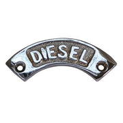 AG Diesel Deck Filler Name Plate Chrome Curved