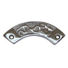 AG Pump Out Fitting Name Plate Chrome Curved