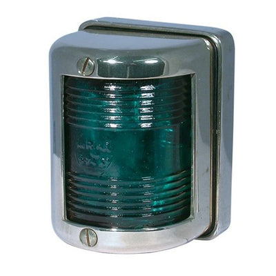 AG Starboard Navigation Light Chrome - ChasNewensMarine