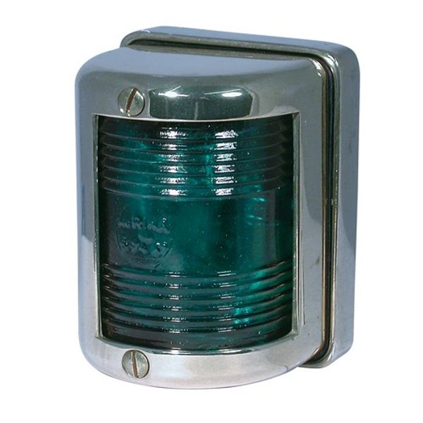 AG Starboard Navigation Light Chrome - ChasNewensMarine