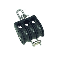 Plain Sheave Triple- swivel + becket - ChasNewensMarine