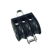 Plain Sheave Triple- fixed eye + becket - ChasNewensMarine
