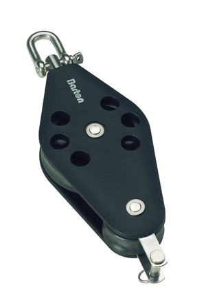 Plain Sheave Fiddle- swivel + becket - ChasNewensMarine