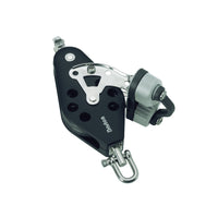 Plain Sheave Fiddle- swivel + becket + plastic cam - ChasNewensMarine