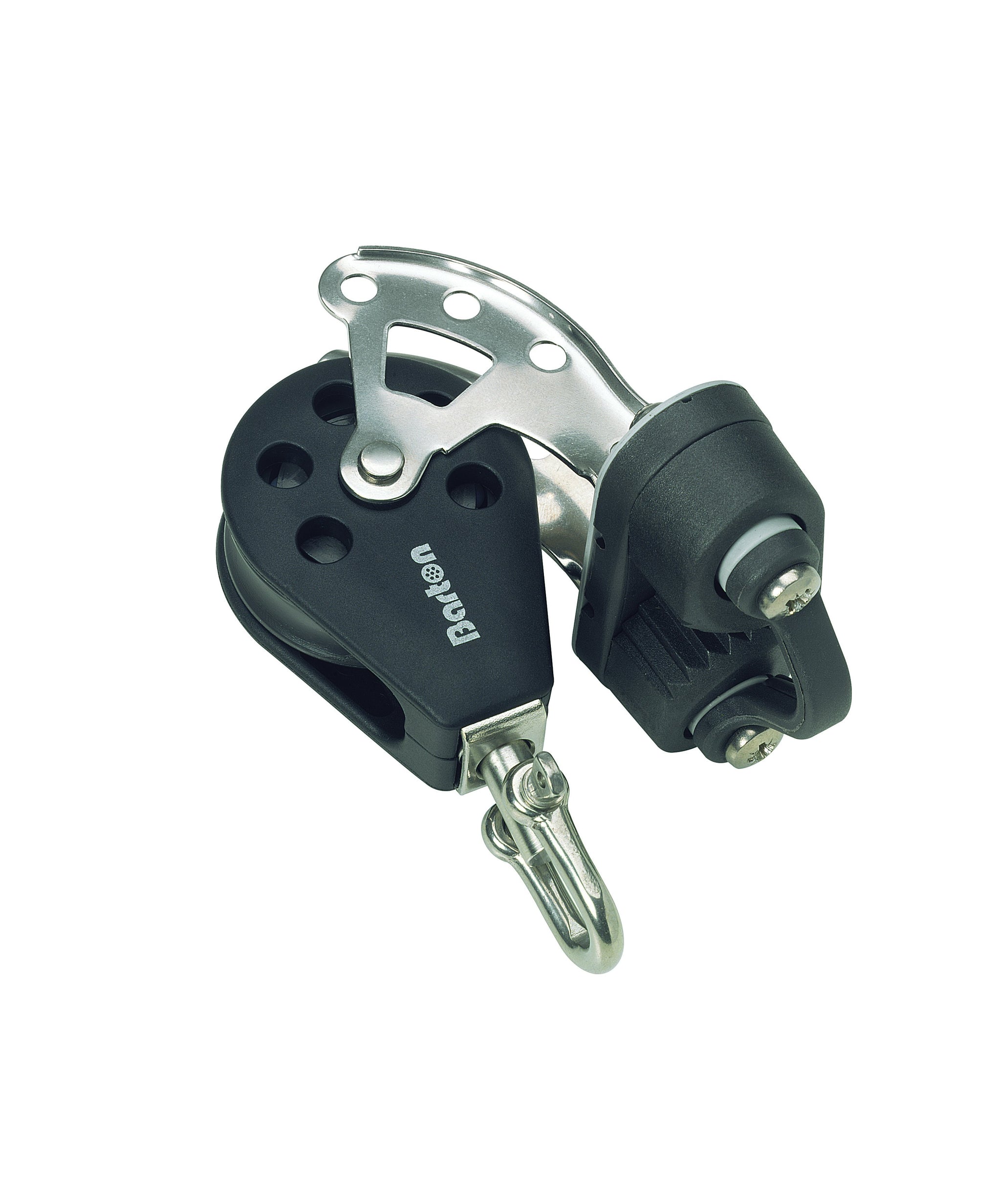 Plain Sheave Single- swivel + becket + cam - ChasNewensMarine