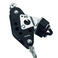 Plain Sheave Fiddle- swivel + becket + cam - ChasNewensMarine