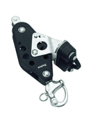 Plain Sheave Fiddle- snap shackle + becket + cam - ChasNewensMarine