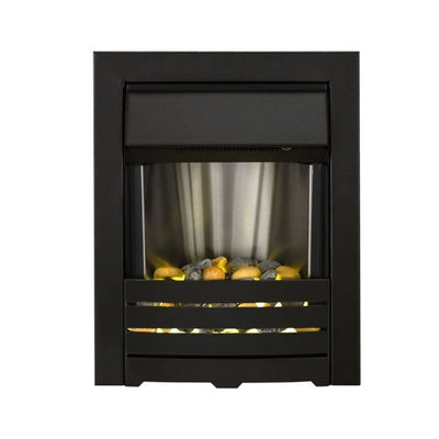 Helios 1-2kW LED Electric Fire Black