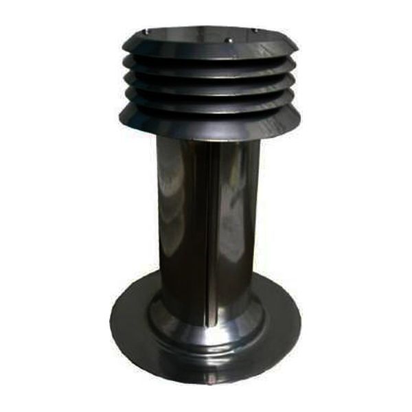 Morco Marine Flue Terminal Black - WJ250B