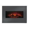 Culina 26" Grey Wall Mounted Electric Fire 240V 1.75-2kW