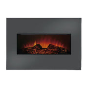 Culina 26" Grey Wall Mounted Electric Fire 240V 1.75-2kW