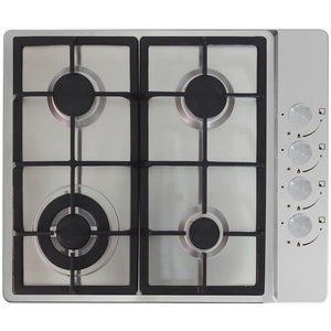 Culina 4 Burner Stainless Steel 60cm Hob - UBGH60SSLPG