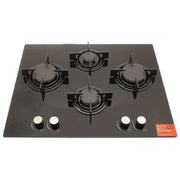 Culina 4 Burner Glass Hob - UBGH608LPG