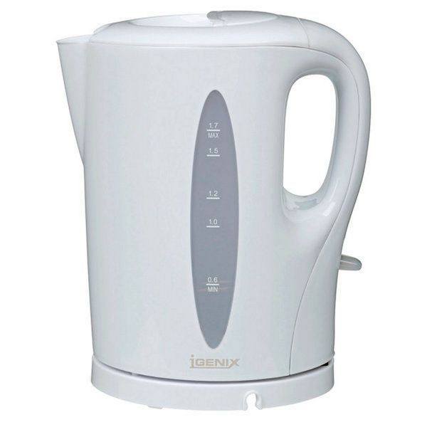 Igenix 1.7 Litre Cordless Jug Kettle 2.2Kw - White - IG7270